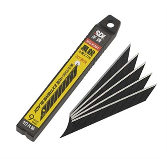 【手牌】K361C黑銳30度銳角小美工刀片(9mm)