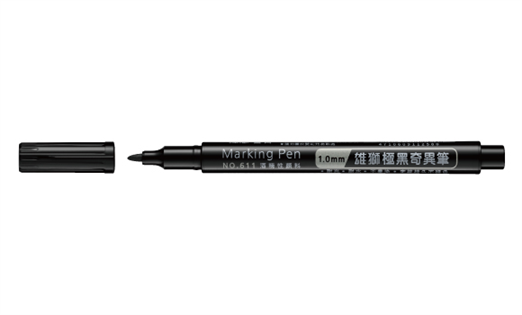 【雄獅】NO.611極黑奇異筆