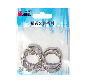 【力大】 19MM卡片圈 / 5入 (67800)