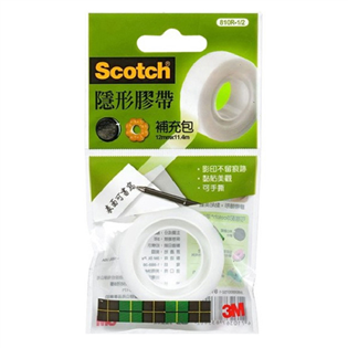 【3M】810R-1/2 甜甜圈造型補充膠帶(12mm*