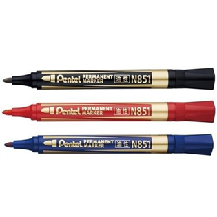 【PENTEL】N851圓頭油性筆