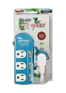 【超電王】3開3插6尺(1.8M)電腦延長線