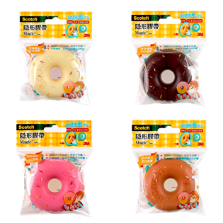 【3M】810DD 雙色甜甜圈造型膠台
