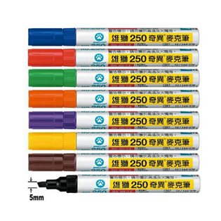 【雄獅】#250速乾奇異筆