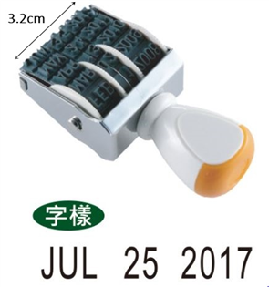 【COX】NO.3英文日付印
