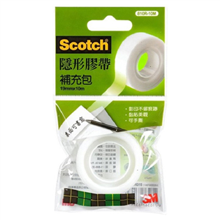 【3M】810R-10M 甜甜圈造型補充膠帶(19mm*